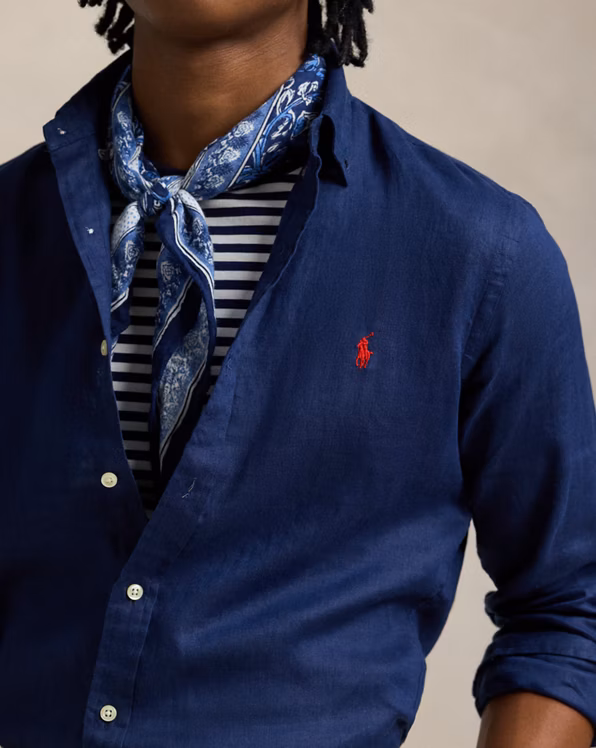 Slim Fit Linen Shirt