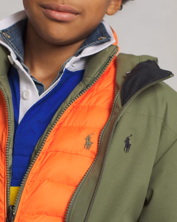 P-Layer 1 Water-Repellent Hooded Jacket