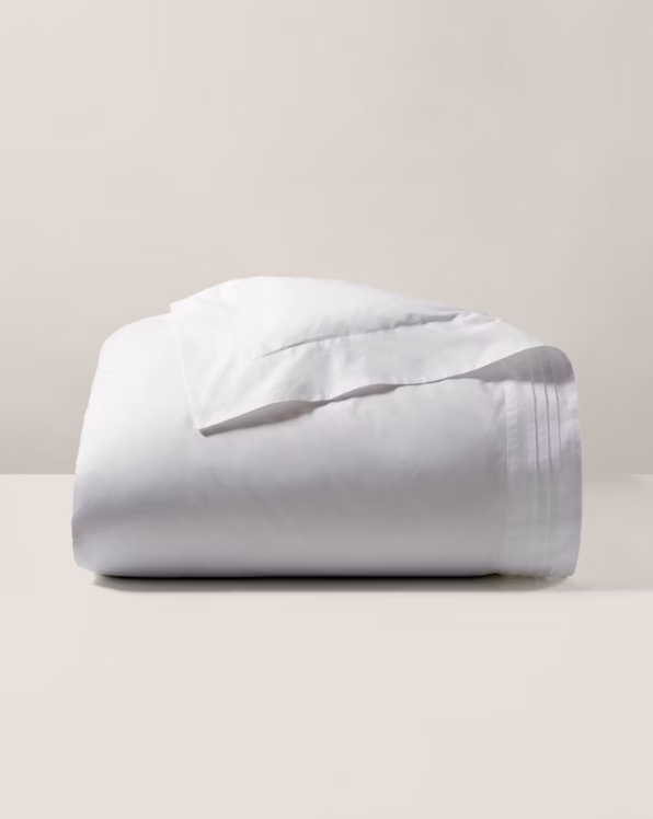 Cotton Tuxedo Pleat Duvet Cover