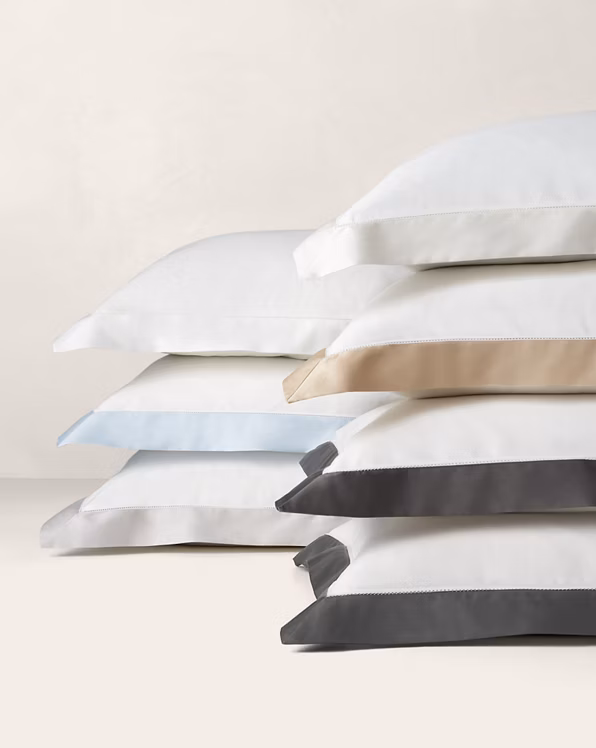 Cotton Sateen Border Sham