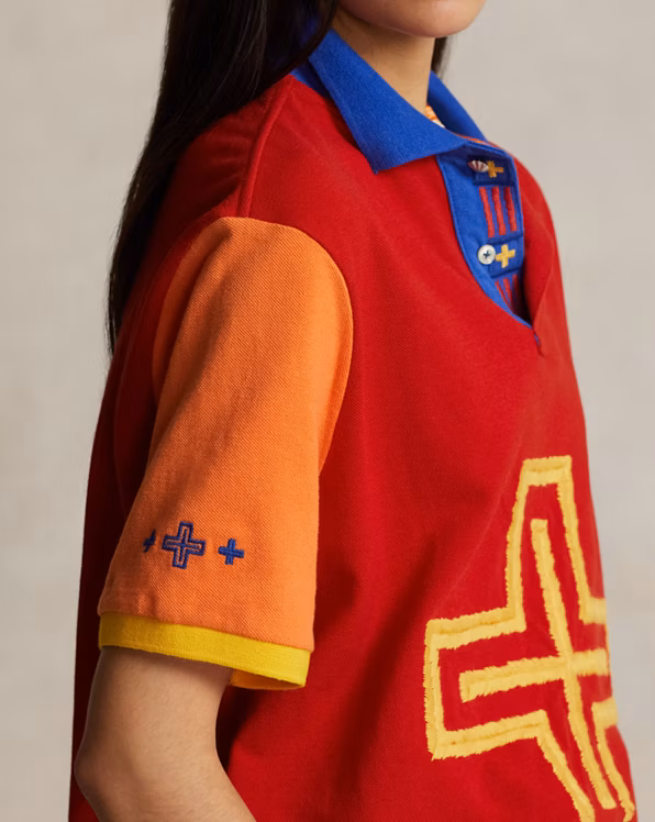 PRL x Naiomi Glasses Mesh Polo Shirt