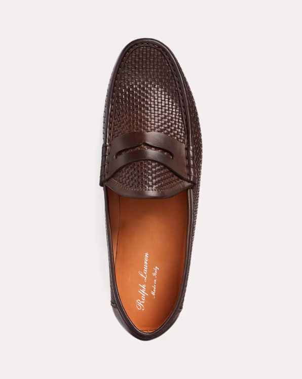 Chalmers Woven Leather Penny Loafer