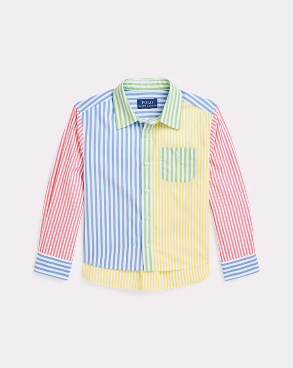 Striped Cotton Boxy Fun Shirt