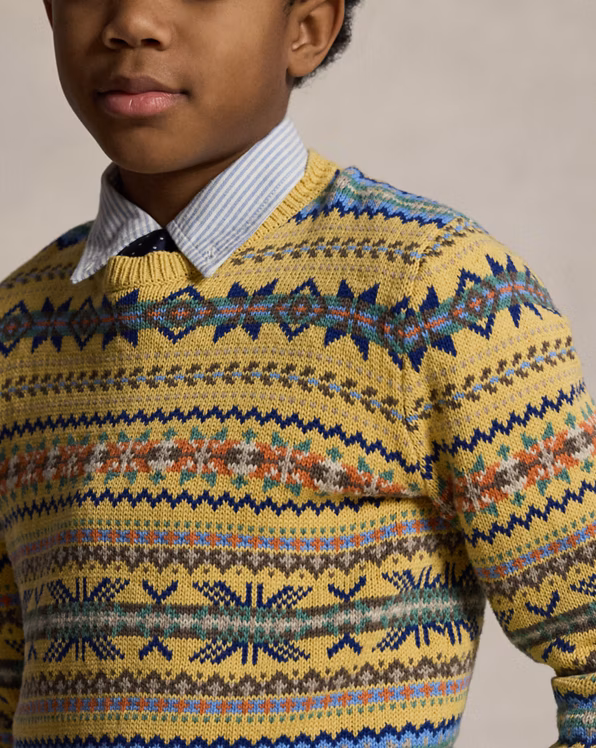 Fair Isle Cotton Jumper