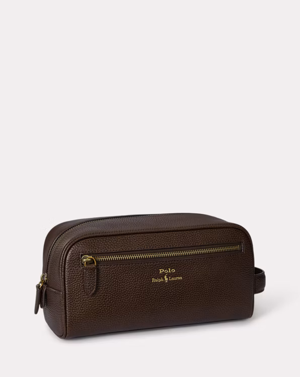 Pebbled Leather Travel Case