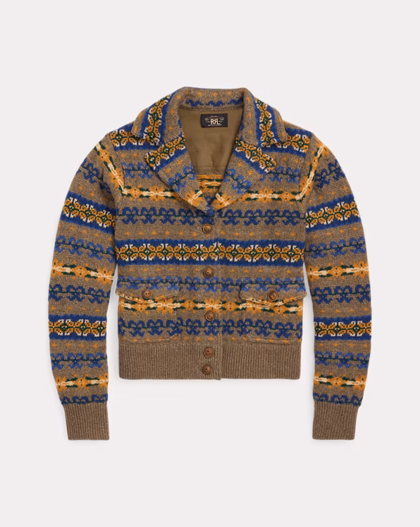 Fair Isle Jacquard Jumper Jacket