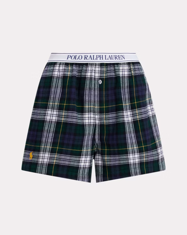 Plaid Cotton Flannel Boxer