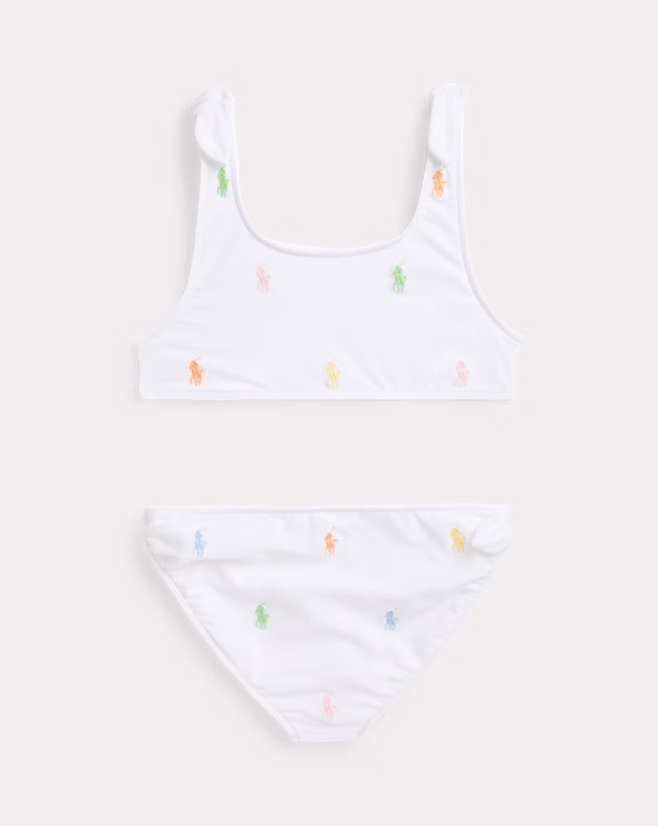 Polo Pony Two-Piece Swimsuit