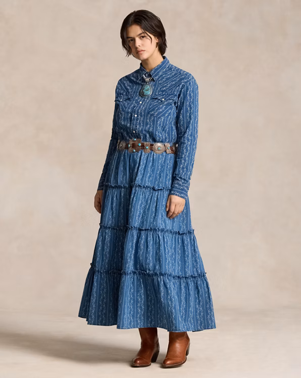 PRL x Naiomi Glasses Floral Maxiskirt