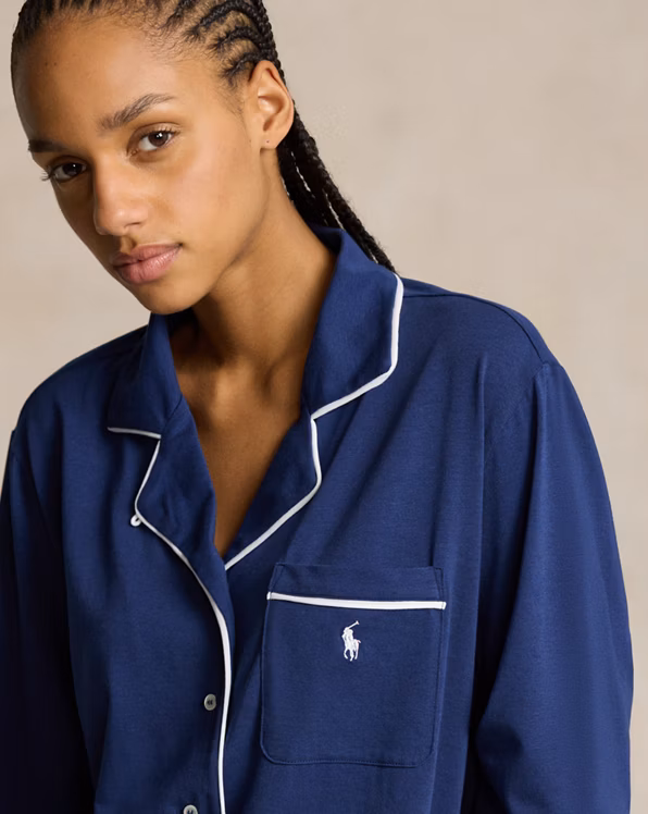 Jersey Long-Sleeve Pyjama Set