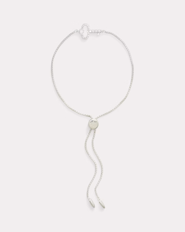 Sterling Silver Key Slider Bracelet