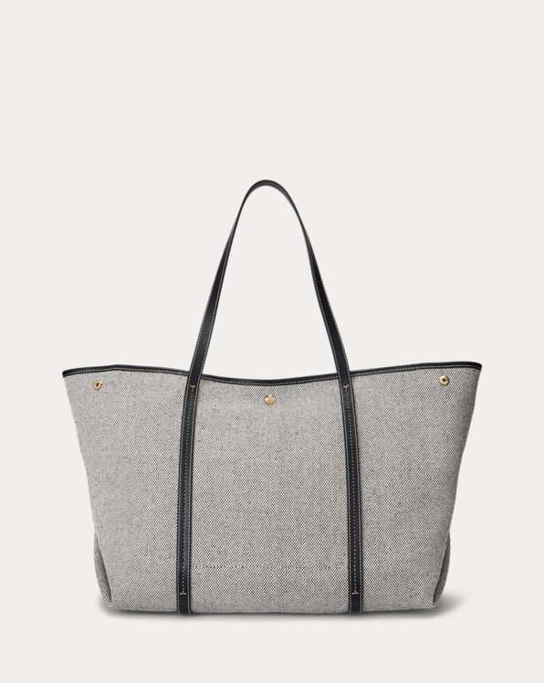 Canvas & Leather Large Emerie Tote