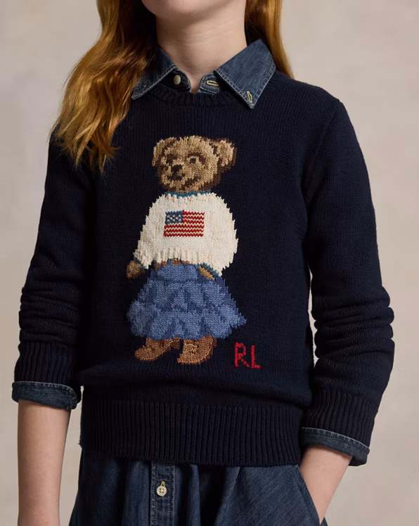 Polo Bear Cotton Jumper
