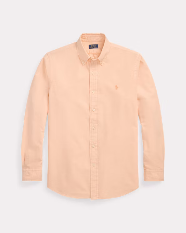 Custom Fit Mineral-Dyed Oxford Shirt