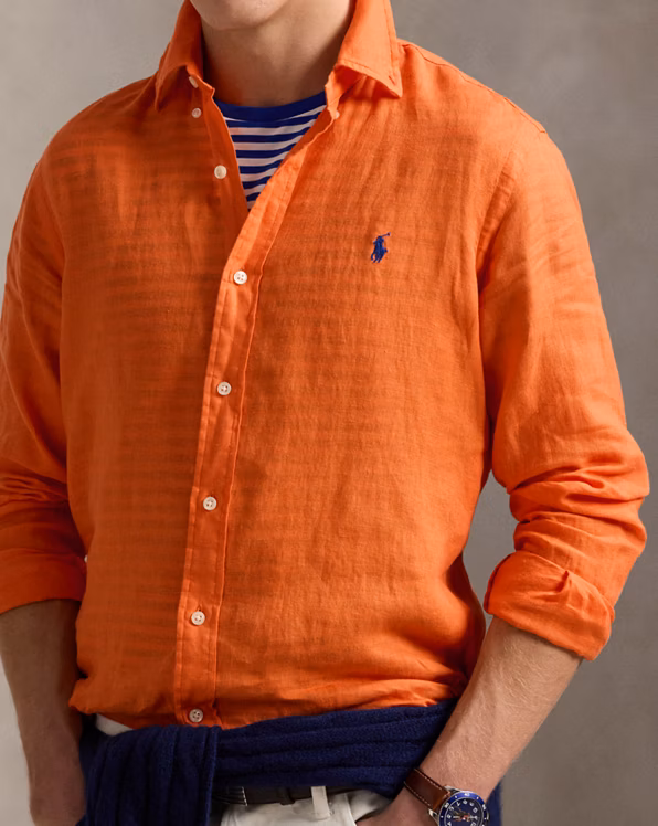 Custom Fit Linen Shirt