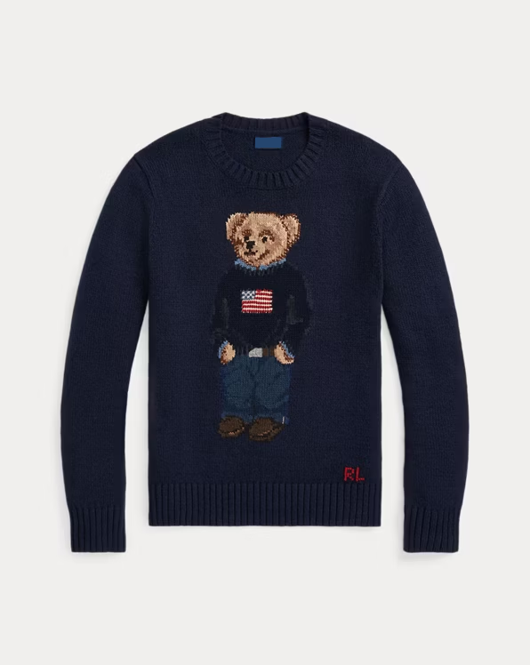 Polo Bear Cotton-Linen Jumper