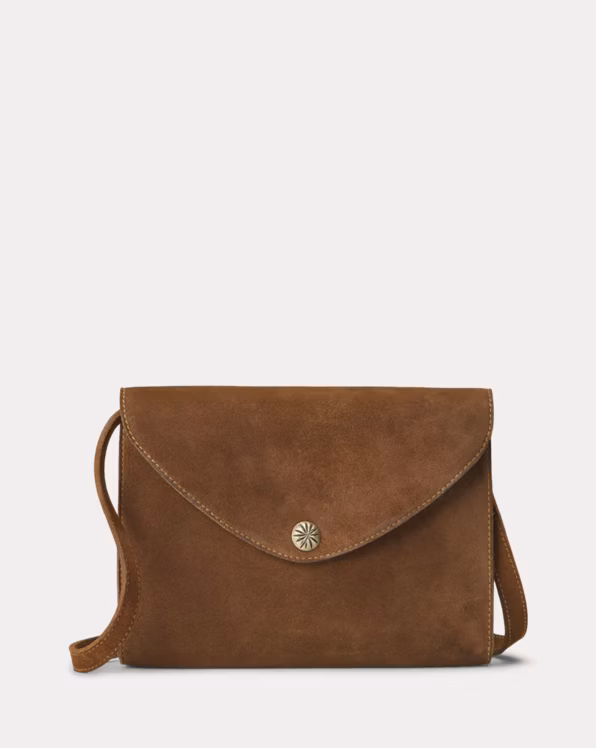 Roughout Suede Crossbody Bag