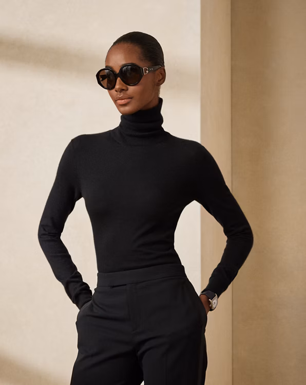 Cashmere Roll Neck Jumper