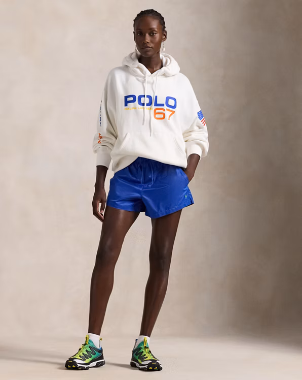 Flag Logo Fleece Hoodie