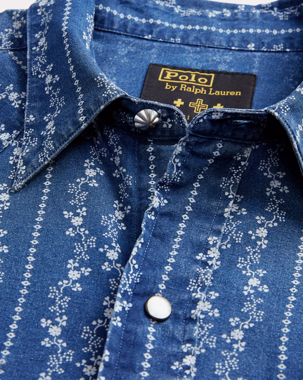 PRL x Naiomi Glasses Print Western Shirt