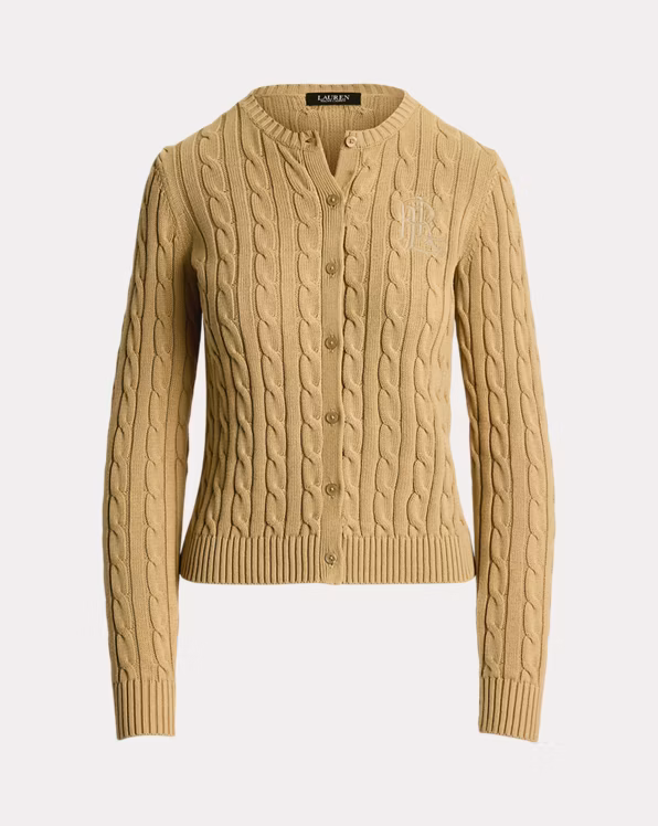 Cable-Knit Cotton Cardigan