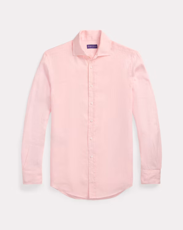 Basket-Weave Linen Shirt