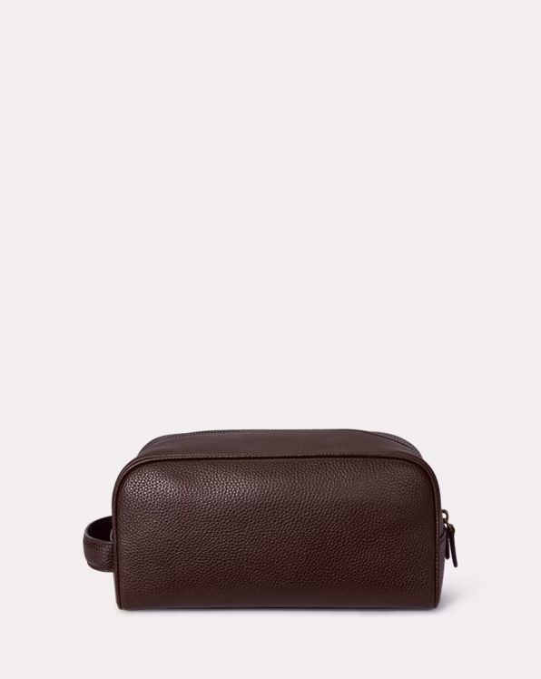 Pebbled Leather Travel Case