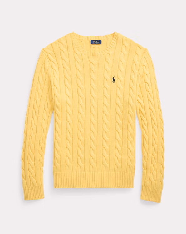 Cable-Knit Cotton Jumper