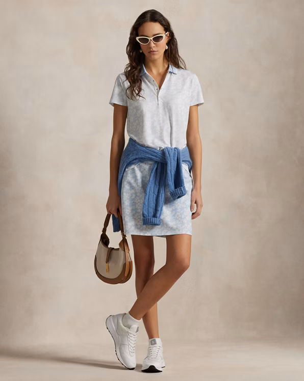 Tailored Fit Floral Polo Shirt