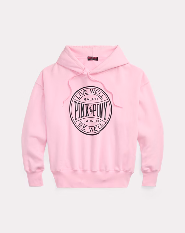 Pink Pony Logo Fleece Hoodie