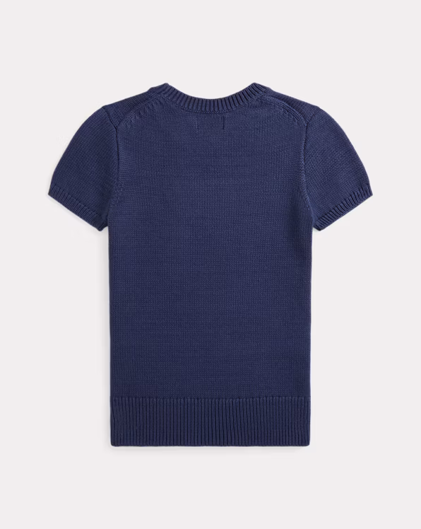 Polo Bear Cotton Short-Sleeve Jumper