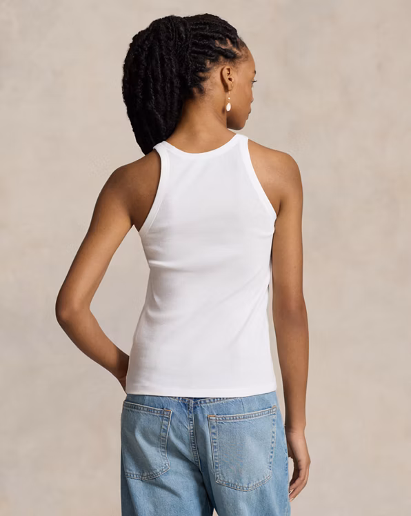 Rib-Knit Cotton Tank
