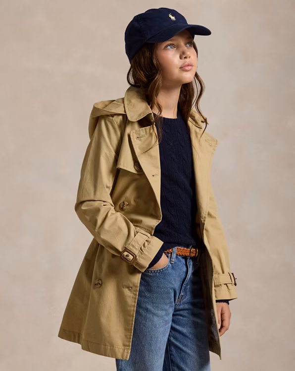 Hooded Trench Coat
