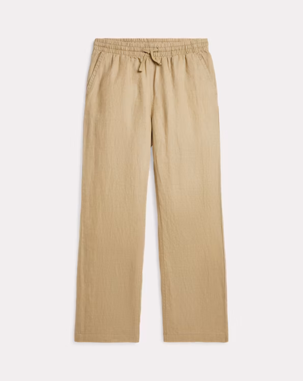 Linen Drawstring Trouser
