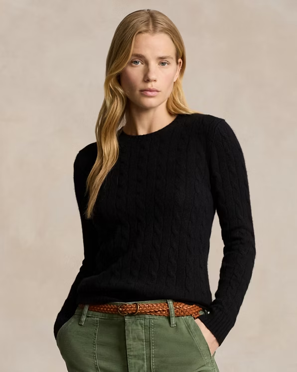 Cable-Knit Wool-Cashmere Jumper