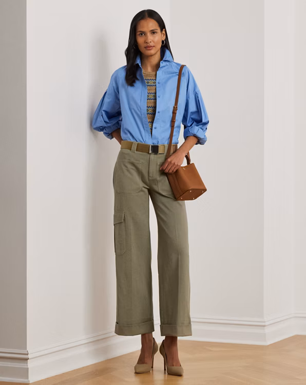 Fair Isle Short-Sleeve Jumper