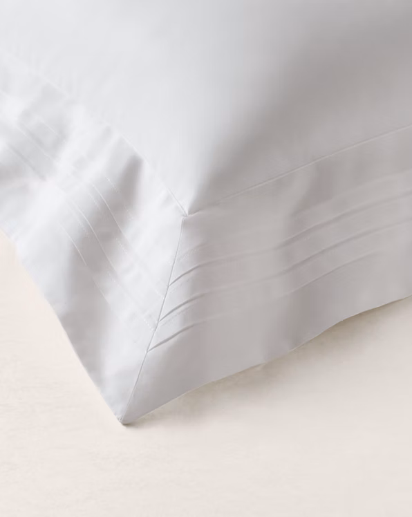 Cotton Tuxedo Pleat Sham