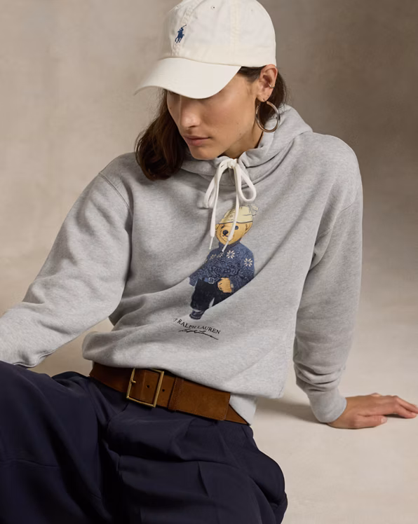 Polo Bear Fleece Hoodie
