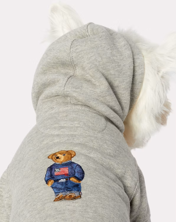 Polo Bear Fleece Dog Hoodie