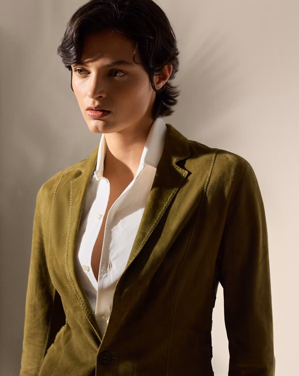 Jessamine Lamb-Suede Jacket