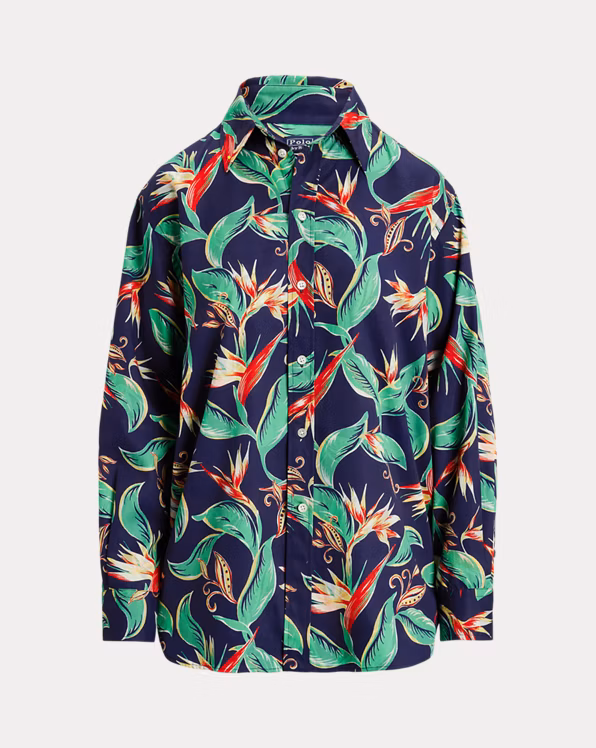 Oversize Fit Floral Shirt