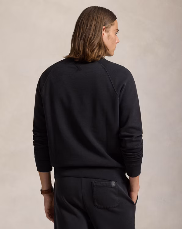 Garment-Dyed Fleece Sweatshirt