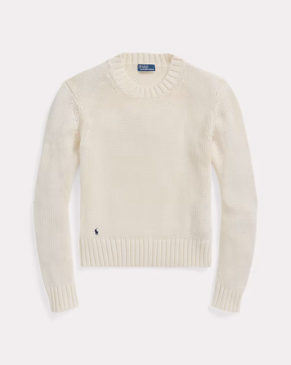 Cotton Crewneck Jumper
