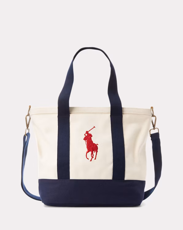 Big Pony Cotton Canvas Tote