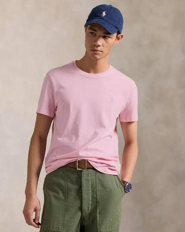 Custom Slim Fit Jersey Crewneck T-Shirt