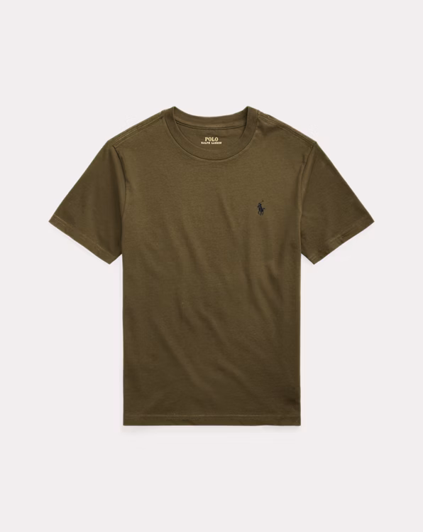 Cotton Jersey Crewneck T-Shirt