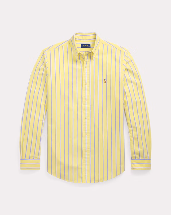Custom Fit Striped Oxford Shirt