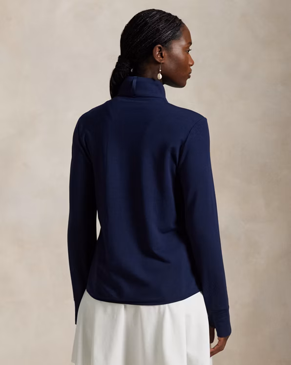 Quilted-Panel Zip Jacket