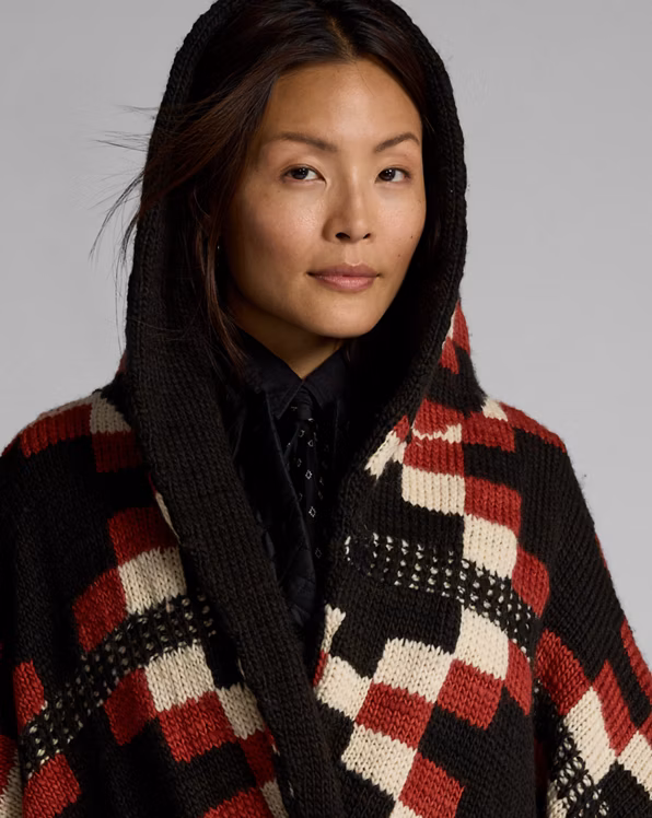 RRL x Zefren-M Hooded Wrap Cardigan