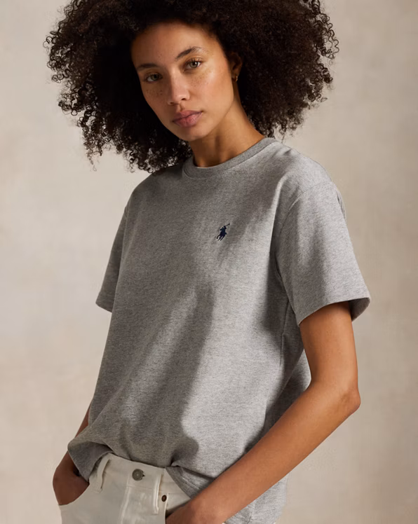 Relaxed Fit Cotton Jersey Tee